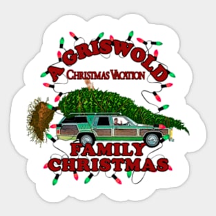 Griswold Family Christmas Christmas Tree Station Wagon Variant Sticker